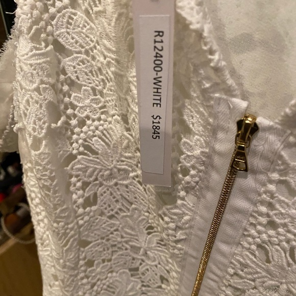 Christina makowsky 1800$ lace white dress - Picture 4 of 8